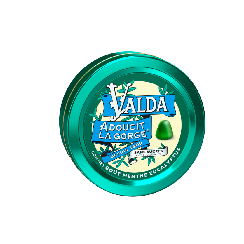 OMEGA PHARMA VALDA GOMMES MENTHE SANS SUCRE 50G