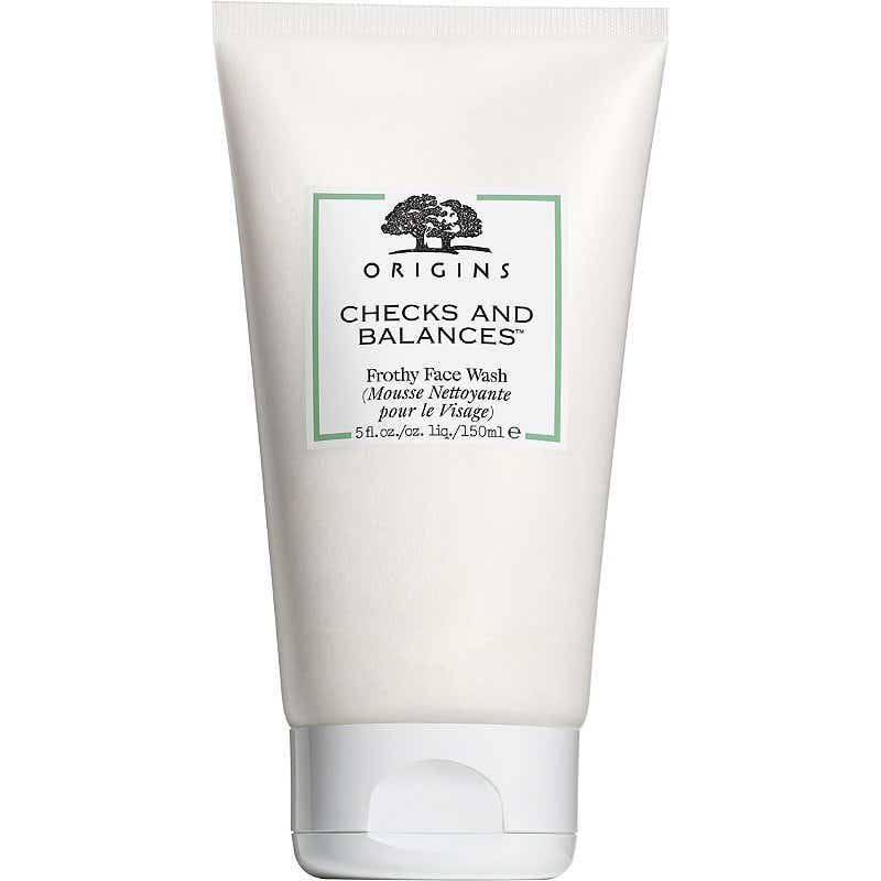 ORIGINS CHECKS AND BALANCES MOUSSE NETTOYANTE VISAGE TOUS TYPES DE PEAUX ET PEAUX SENSIBLES 75ML