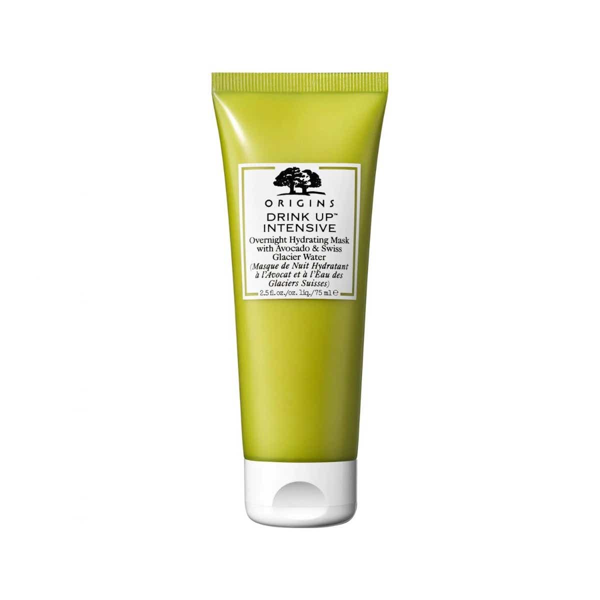 ORIGINS DRINK UP INTENSIVE MASQUE DE NUIT HYDRATANT A L AVOCAT ET A L EAU DES GLACIERS SUISSES VISAGE PEAUX SECHES ET TRES SECHES 75ML
