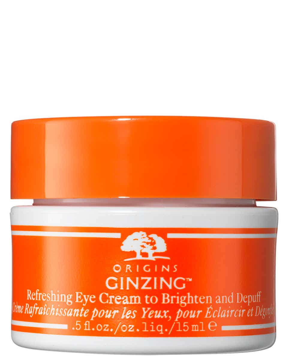 ORIGINS GINZING CREME RAFRAICHISSANTE TEINTE CHAUDE POUR ECLAIRCIR ET DEGONFLER YEUX TOUS LES TYPES DE PEAUX 15ML