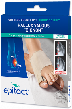 ORTHESE CORRECTIVE RIGIDE DE NUIT HALLUX VALGUS OIGNON TAILLE M