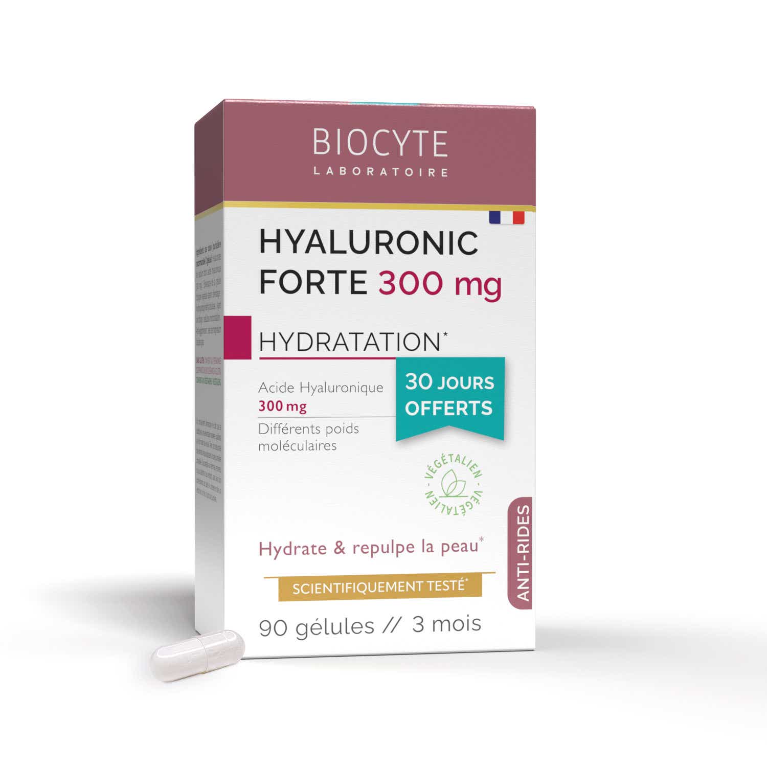 PEAU HYALURONIC FORTE 300MG ANTI AGE 90 GELULES