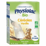 PHYSIOLAC CEREALES BIO VANILLE 6 MOIS 200G
