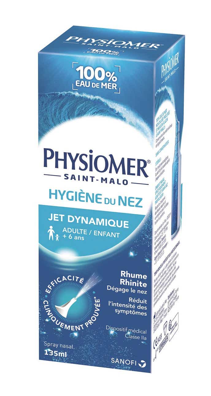 PHYSIOMER HYGIENE DU NEZ JET DYNAMIQUE 135ML