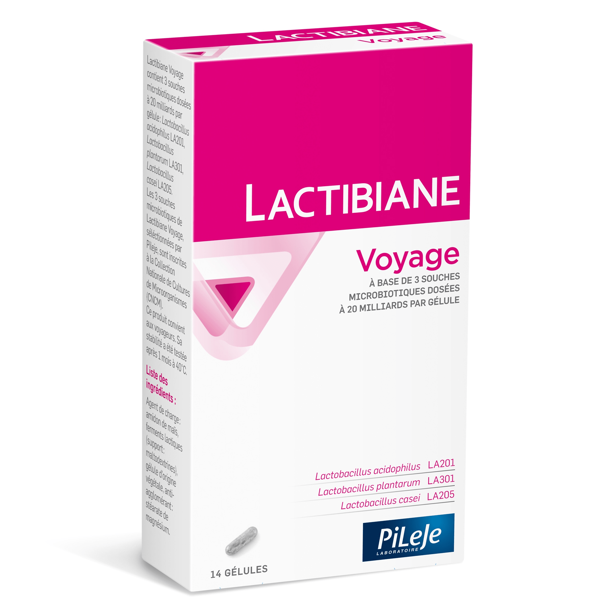 PILEJE LACTIBIANE VOYAGE 14 GELULES