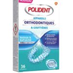 POLIDENT NETTOYANT APPAREILS ORTHODONTIQUES ET GOUTTIERES 36 COMPRIMES