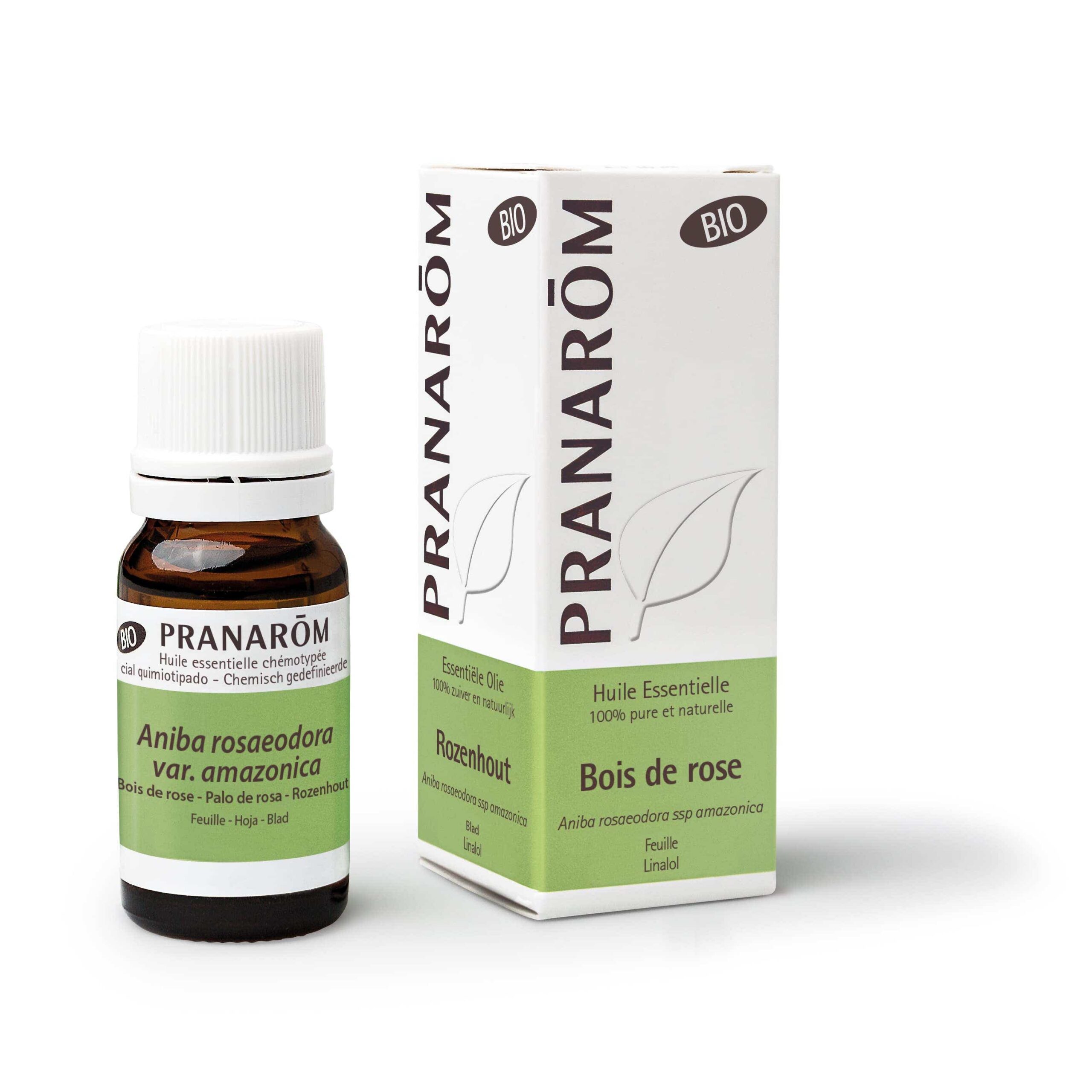 PRANAROM HE HUILE ESSENTIELLE BOIS DE ROSE BIO 10 ML