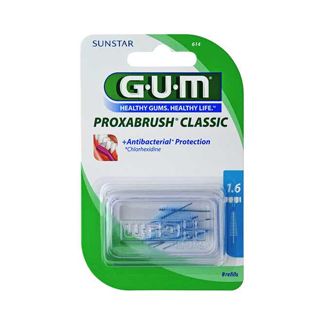PROXABRUSH CLASSIC BROSSETTES 614 RECHARGES 1 5MM 8 UNITES