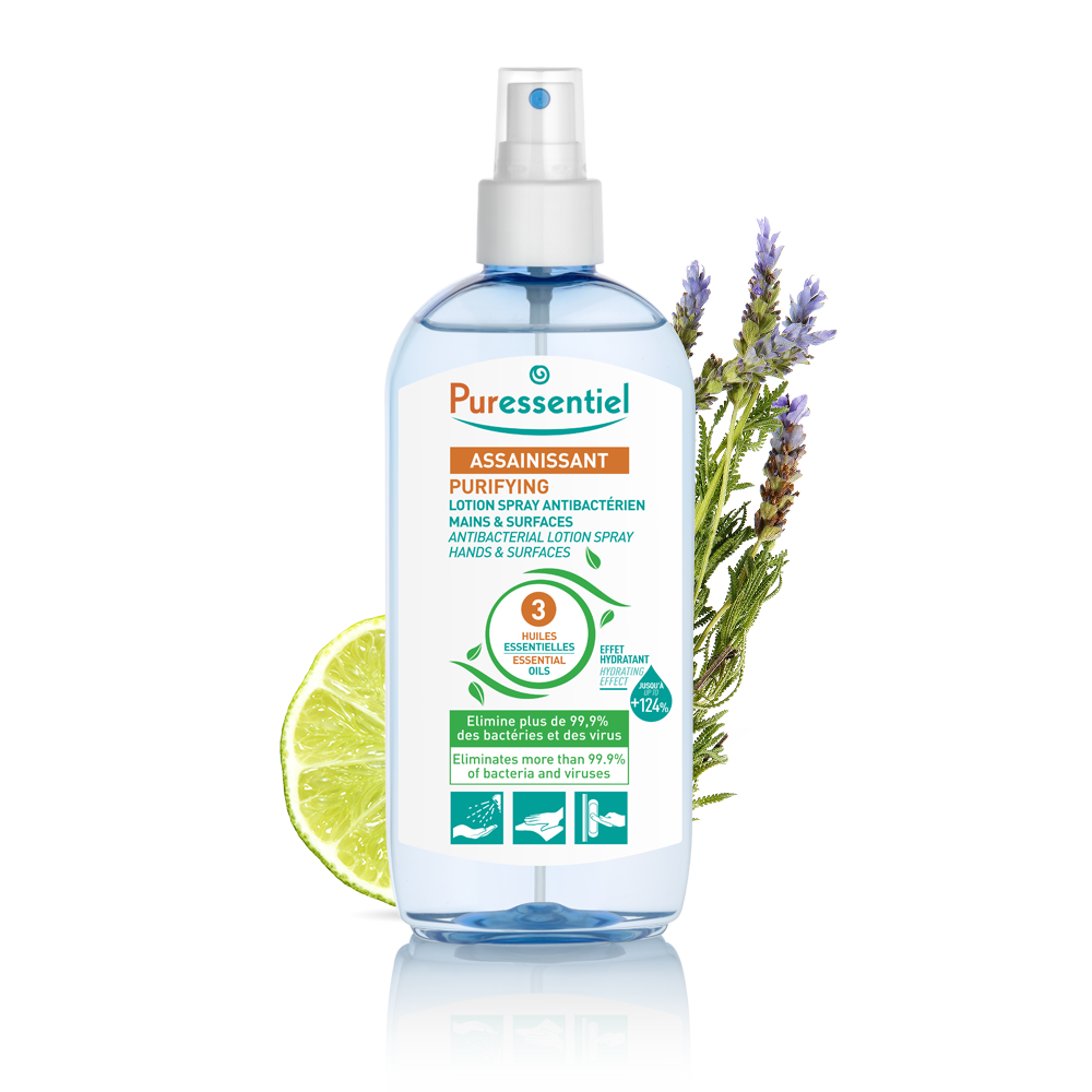 PURESSENTIEL ASSAINISSANT LOTION SPRAY ANTIBACTERIEN MAINS SURFACES 250ML
