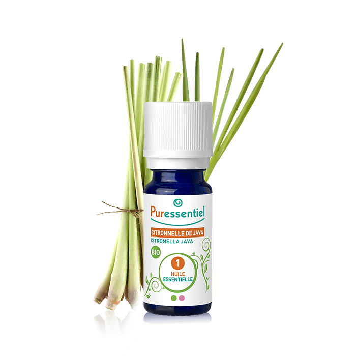 PURESSENTIEL HUILE ESSENTIELLE CITRONNELLE DE JAVA BIO 10ML