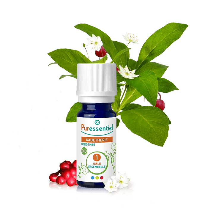 PURESSENTIEL HUILE ESSENTIELLE GAULTHERIE BIO 10ML