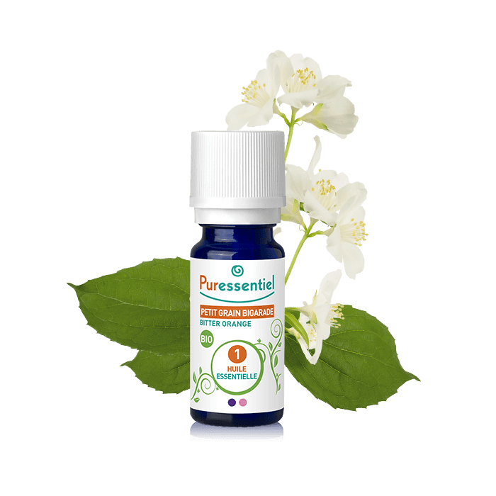 PURESSENTIEL HUILE ESSENTIELLE PETIT GRAIN BIGARADE BIO 10ML
