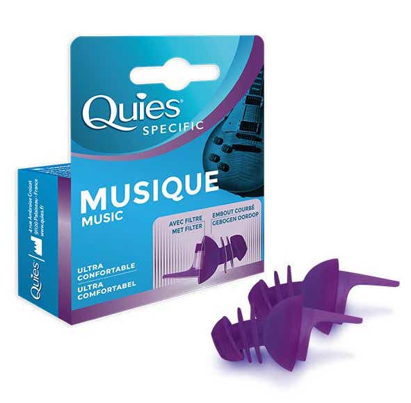 QUIES PROTECTION AUDITIVE SPECIAL MUSIQUE 1 PAIRE