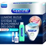 RAPID WHITE LUMIERE BLEUE SYSTEME DE BLANCHIMENT DES DENTS