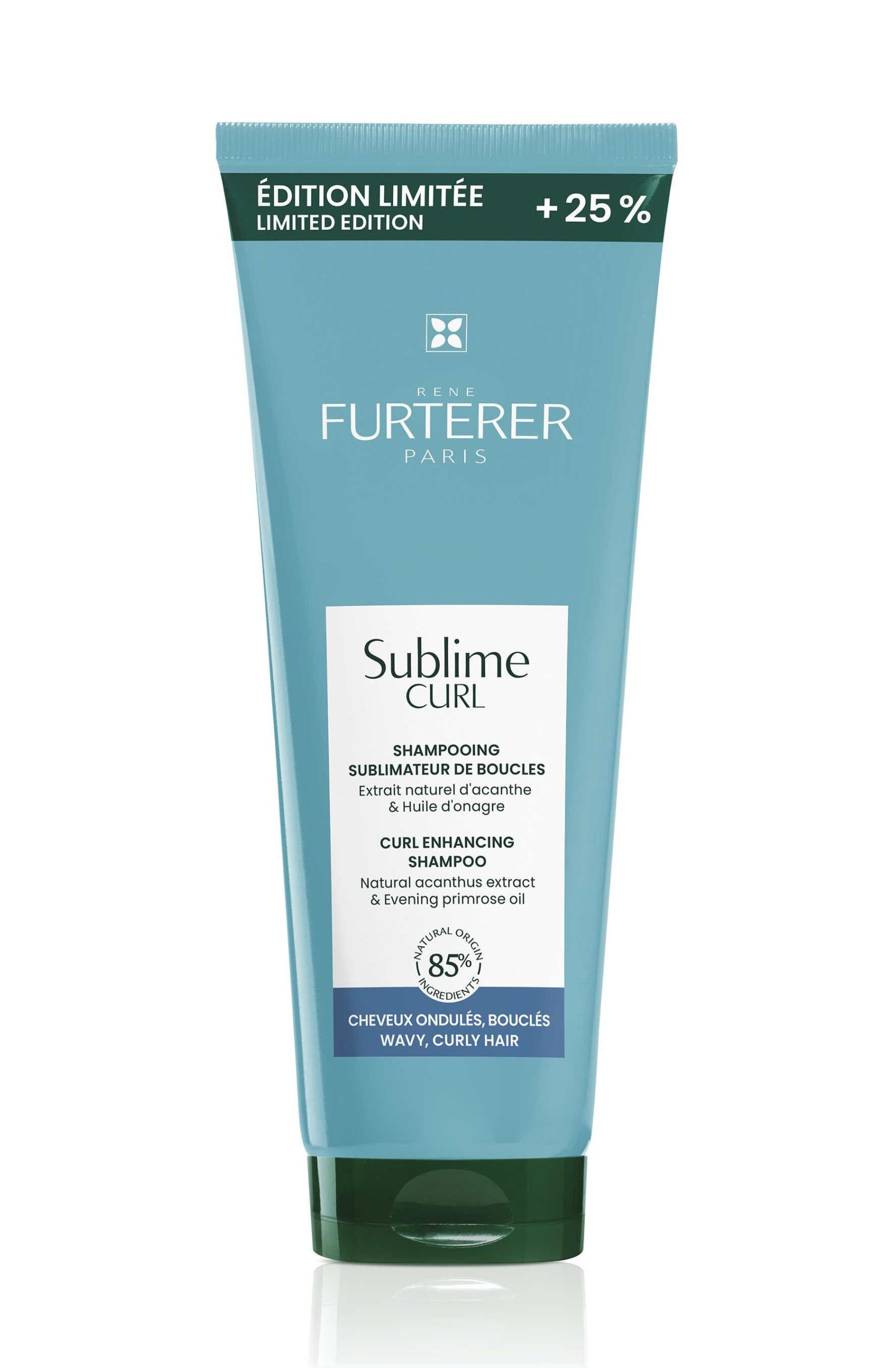 RENE FURTERER SUBLIME CURL SHAMPOOING SUBLIMATEUR DE BOUCLES CHEVEUX ONDULES BOUCLES 250ML