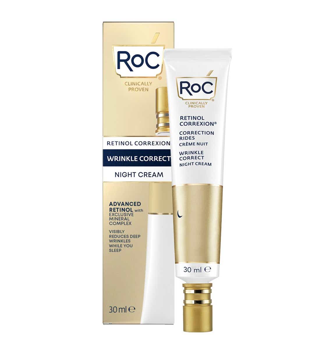 ROC RETINOL CORREXIONR CORRECTION RIDES CREME NUIT 30ML