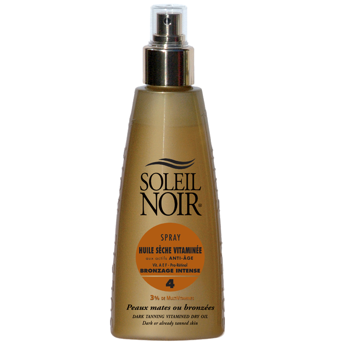 SOLEIL NOIR SPRAY HUILE SECHE VITAMINEE FILTRE 4 150ML