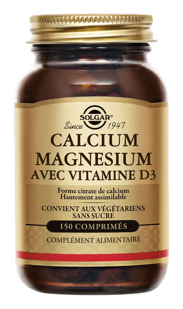 SOLGAR CALCIUM MAGNESIUM VITAMINE D3