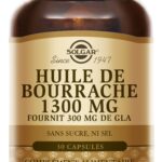 SOLGAR HUILE DE BOURRACHE SUPER GLA 300MG 30 SOFTGELS