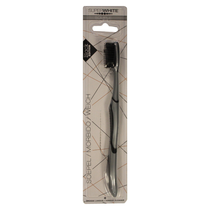 SUPERWHITE BLACK EDITION BROSSE A DENTS SOUPLE