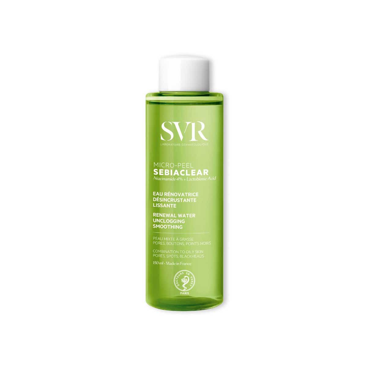 SVR SEBIACLEAR MICRO PEEL EAU RENOVATRICE DESINCRUSTANTE LISSANTE 150ML