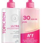 TOPICREM LAIT CORPS ULTRA HYDRATANT 2X500ML