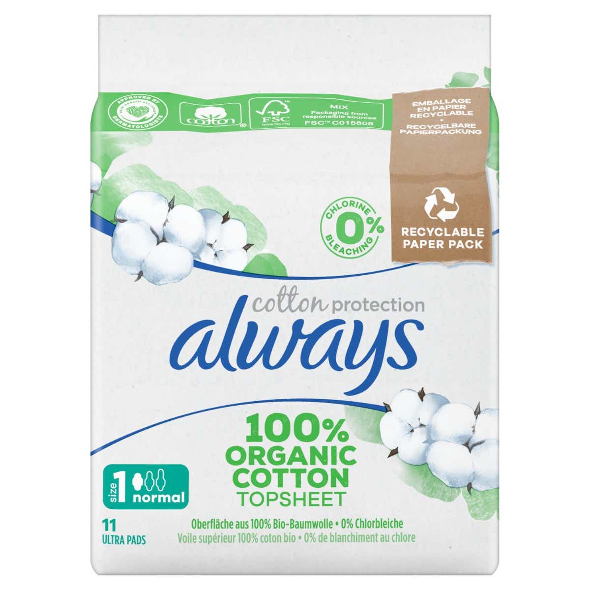ULTRA SERVIETTES NORMAL PLUS 14 UNITES