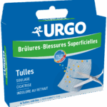 URGO BRULURES BLESSURES SUPERFICIELLES TULLES STERILES PETIT FORMAT 6 UNITES
