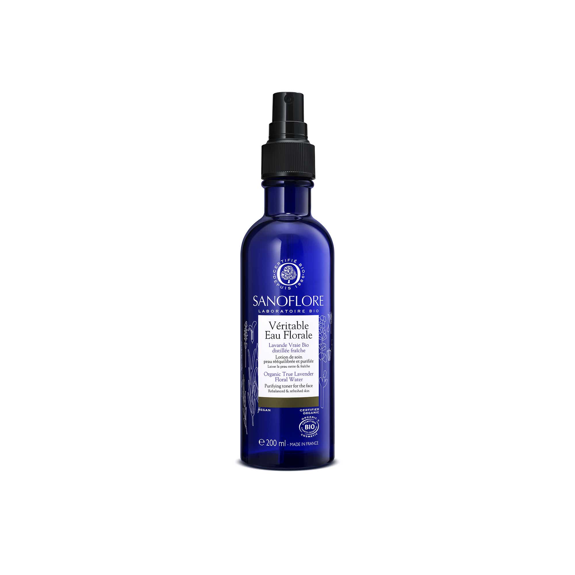VERITABLE EAU FLORALE LAVANDE FINE BIO PEAUX MIXTES A GRASSES 200ML
