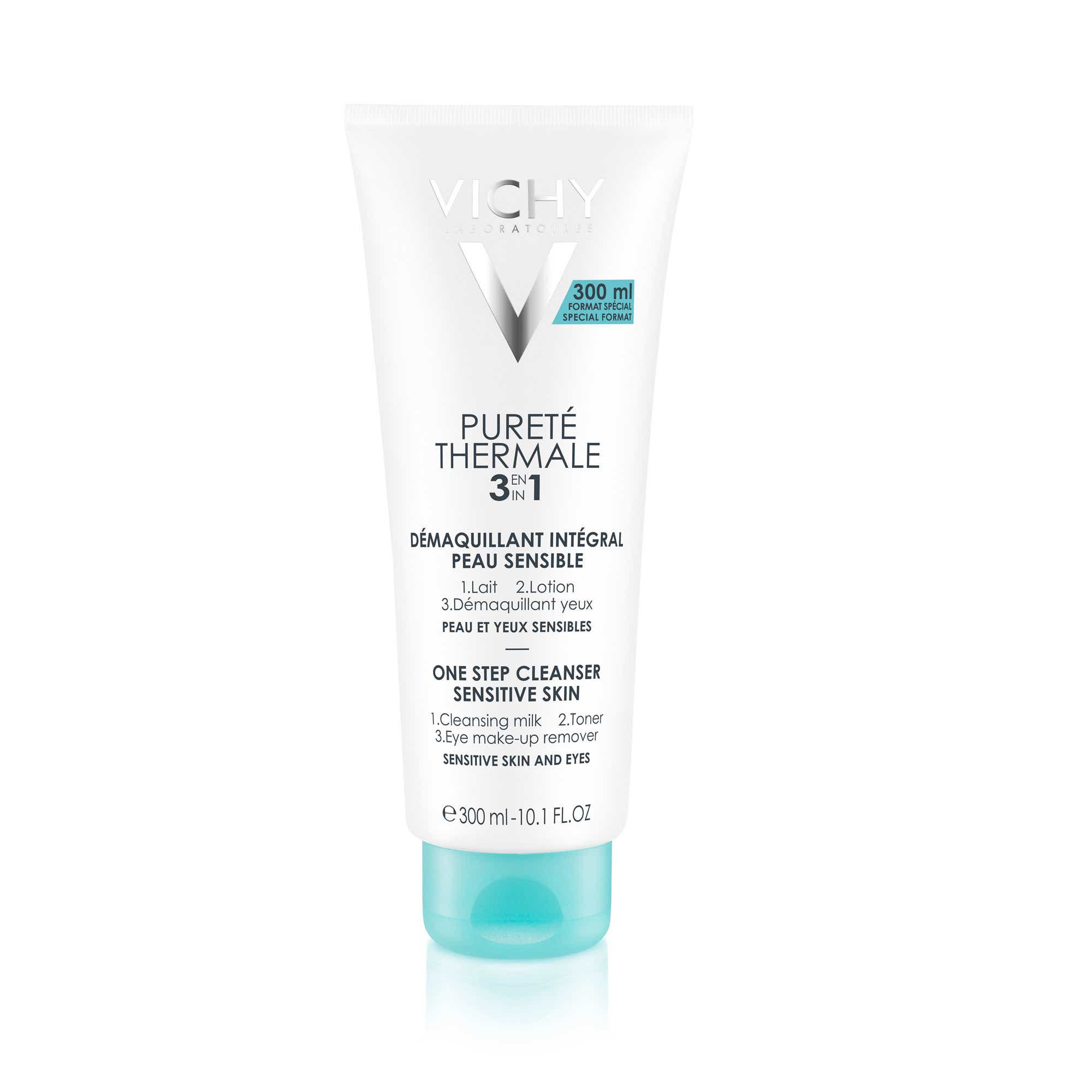 VICHY PURETE THERMALE DEMAQUILLANT PEAU SENSIBLE 3 EN 1 300ML