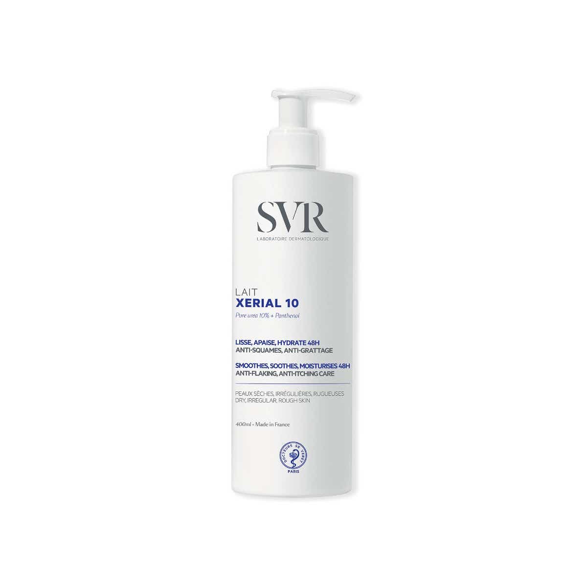 XERIAL XERIAL 10 LAIT CORPS PEAUX SECHES SENSIBLES ET SQUAMEUSES 400ML