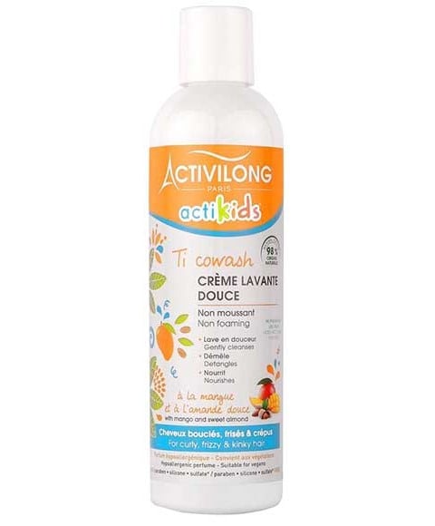 ACTI KIDS COWASH NON MOUSSE À LA MANGUE ET AMANDES DOUCES 