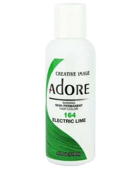 ADORE COULEUR DE CHEVEUX SEMI-PERMANENTE BRILLANTE LIME ÉLECTRIQUE 