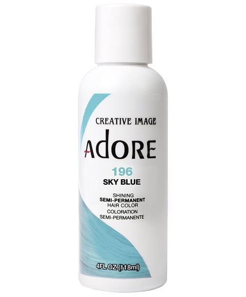 ADORE SHINING SEMI PERMANENT COULEUR DE CHEVEUX BLEU CIEL