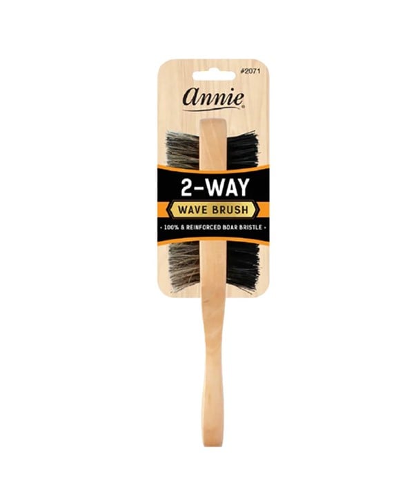ANNIE BOAR BRISTLE RENFORCED BRISTLE 2 WAY WAVE BRUSH 2071