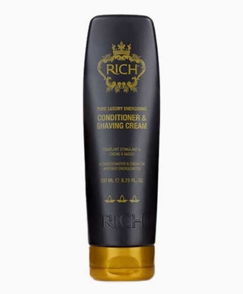 APRÈS-SHAMPOING ÉNERGISANT ET CRÈME À RASER PURE LUXURY