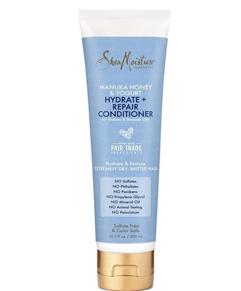 APRÈS-SHAMPOING HYDRATÉ ET RÉPARATEUR AU MIEL DE MANUKA ET AU YAOURT