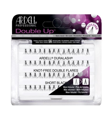 ARDELL DOUBLE UP Knot FREE DOUBLE FLARES CILS COURT NOIR