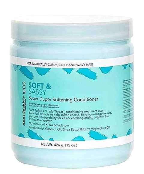 AUNT JACKIES SOFT AND SASSY SUPER DUPER ADOUCISSANT CONDITIO