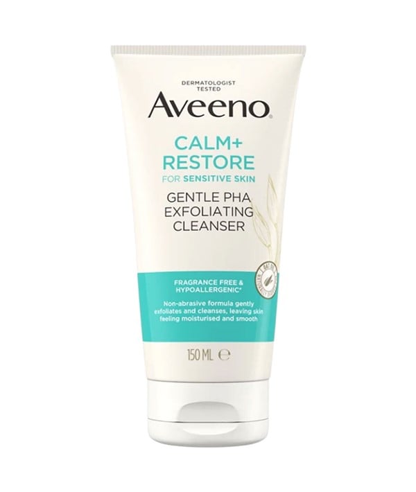 AVEENO CALM RESTORE NETTOYANT EXFOLIANT DOUX PHA