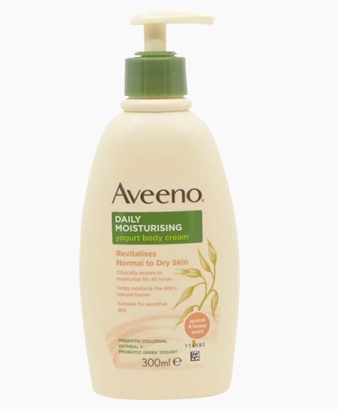 AVEENO CRÈME CORPORELLE HYDRATANTE QUOTIDIENNE AU YAOURT À L'ABRICOT A