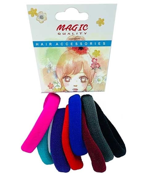 BANDES ÉLASTIQUES POUR CHEVEUX DE QUALITÉ MAGIQUE ASSORTIES TP15BAS 