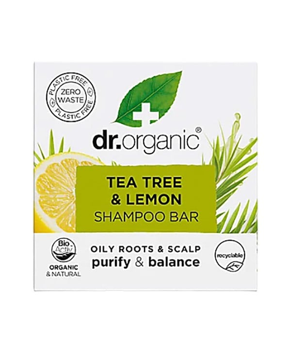 BARRE DE SHAMPOOING À L'ARBRE À THÉ ET AU CITRON BIO