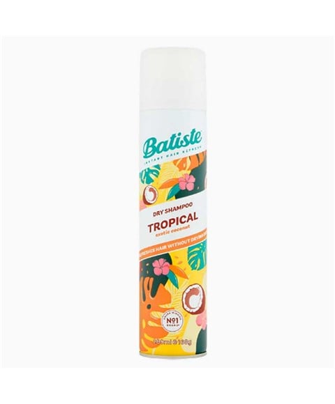 BATISTE SHAMPOOING SEC SPRAY NOIX DE COCO EXOTIQUE TROPICALE 