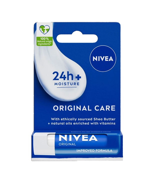 BAUME À LÈVRES NIVEA ORIGINAL 24H PLUS MOISTURE CARE