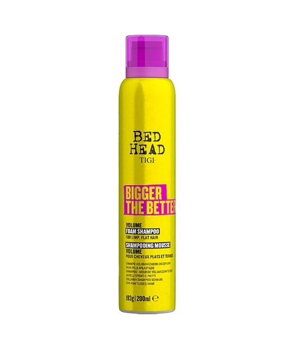 BED HEAD BIGGER LE MEILLEUR SHAMPOOING EN MOUSSE VOLUME 