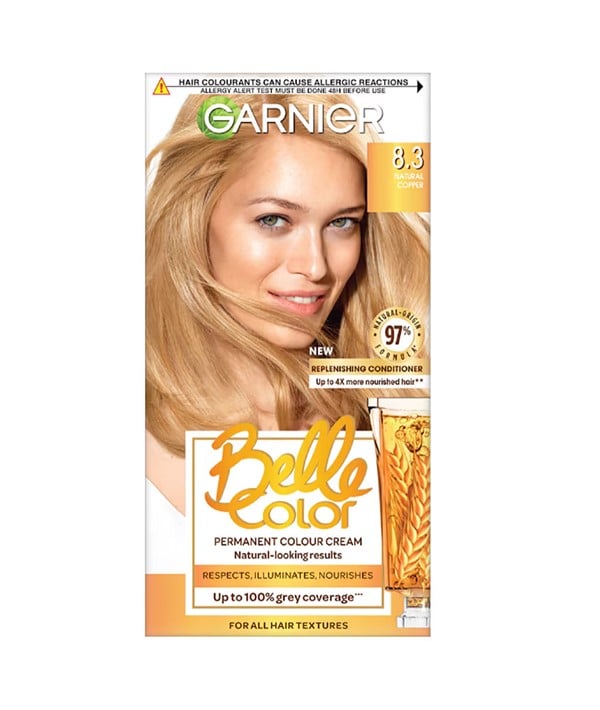 BELLE COLOR CREME PERMANENT 8.3 CUIVRE NATUREL 