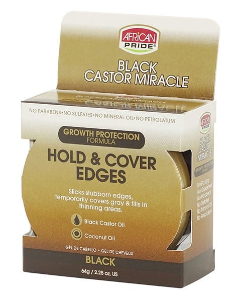 BLACK CASTOR MIRACLE HOLD AND COUVERTURE LES BORDS 