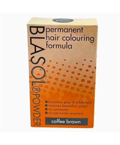 BLASOL POUDRE COLORATION PERMANENTE CHEVEUX BRUN CAFÉ