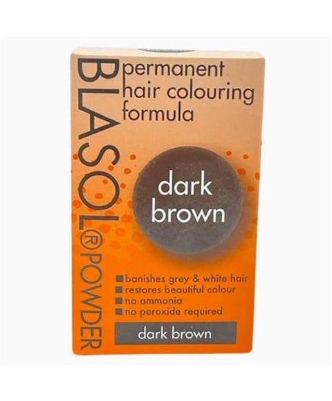 BLASOL POUDRE COLORATION PERMANENTE CHEVEUX BRUN FONCÉ 